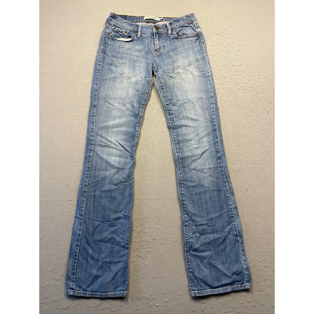 Abercrombie & Fitch Jeans Cotton Blend Blue 2L W29 Womens